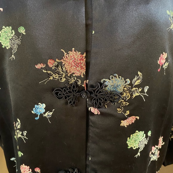 Vintage Hong Kong Dynasty Brocade Dress/Robe - Picture 5 of 15